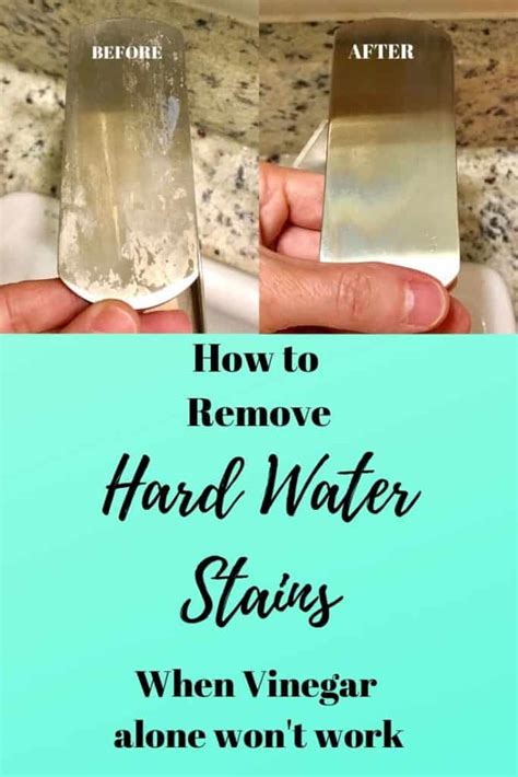 Does lemon remove hard water stains?